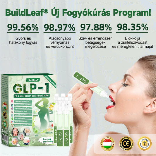 Klinikai kutatásokkal igazolt | 💚A BuildLeaf® Berberine GLP-1 Pro Súlycsökkentő Szájon át szedhető oldat segíthet a makacs súlytöbblet, anyagcsere- és energiaproblémák kezelésében, támogatva a jobb közérzetet és vitalitást